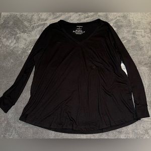 Torrid size 3, black long sleeve tshirt. New with tags.